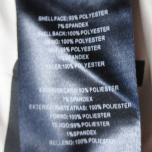 TOMMY HILFIGER mens JACKET navy blue HOODED rain BOMBER SIZE L - Picture 5 of 14